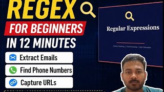 Learn Regex from Scratch 🔥 | Find Emails, Numbers &amp; URLs Easily