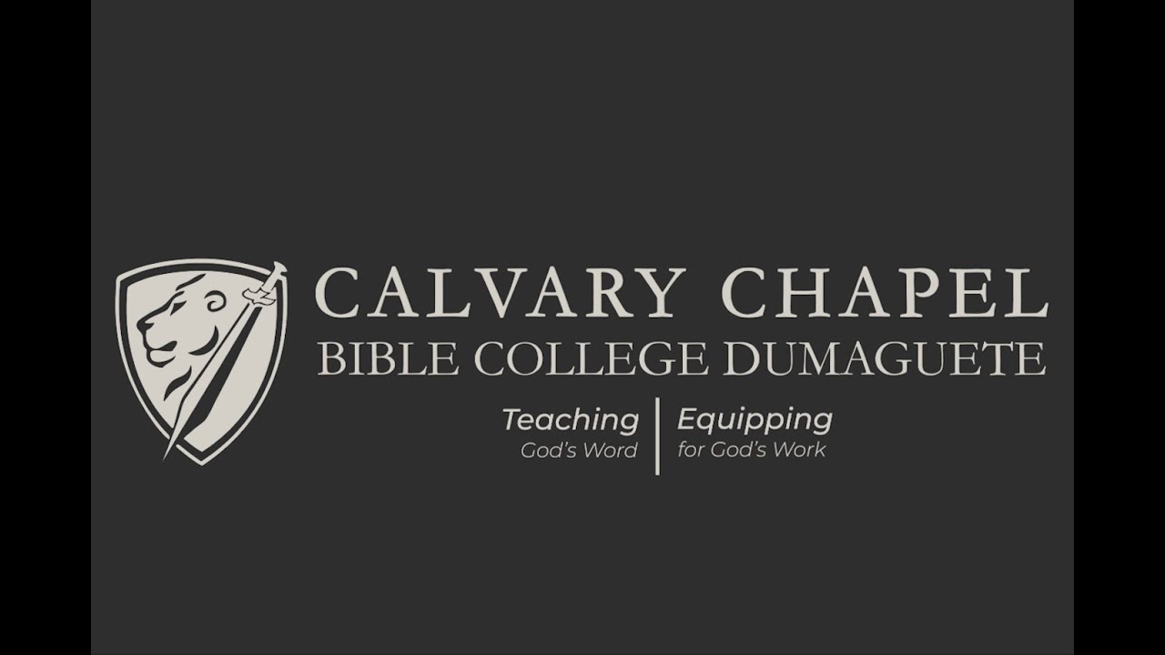 Fall 2023 Promotional Video Calvary Chapel Bible College Dumaguete
