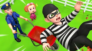 Don't Climb Up High, Baby! | Police Chase Song | Safety Rules | Nursery Rhymes &amp; Kids Songs