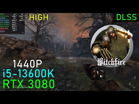 Witchfire RTX 3080 + 13600K [Custom - DLSS 1440P]