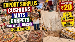 Export Surplus Cushions, Mats , Carpets and Wall Decor Collection #cushion #carpets #exportsurplus