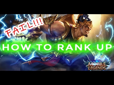How to RANK UP in MOBILE LEGENDS SUPER FAST .....OR NOT!!!!! - YouTube