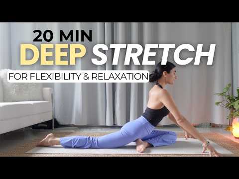 20 MIN STRETCH & RELAX ROUTINE | For Daily Flexibility (Yoga With Nancy)