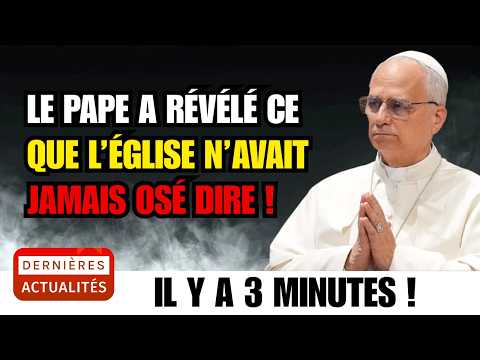 Le Pape Léon XIV vient de révéler le message des 3 Jours de Ténèbres que personne n’attendait