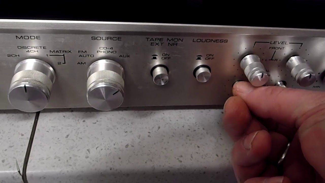 JVC 4VR5426X 4 Channel Receiver with builtin CD4 Demodulator Part 2