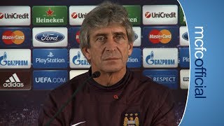 PELLEGRINI PREVIEW City v CSKA Moscow Manuel Pellegrini press conference screenshot 5