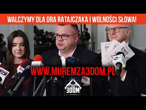 Hołownia i Tusk zamykają nam usta - 3DOM walczy o wolność słowa w Sejmie!
