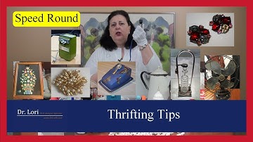 How to Find Thrift Shop Bargains - Jewelry, Glass, Bottles, Buttons, more by Dr. Lori