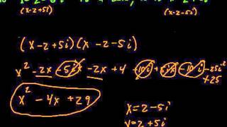 Pre-Calculus: Complex Numbers and Complex Factors