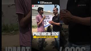 No Surprises in IPMAT Rohtak 2026 Paper! 😱 Student Reaction & Expected Cutoff #shorts