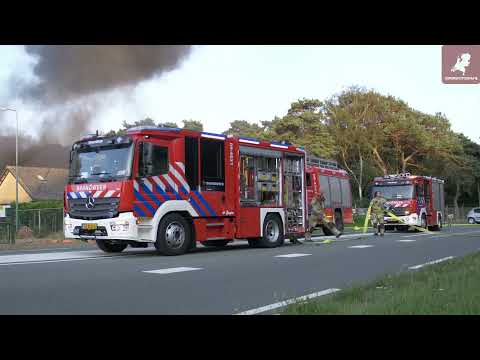 GRIP 1 Zeer grote brand bij garagebedrijf Soesterberg!