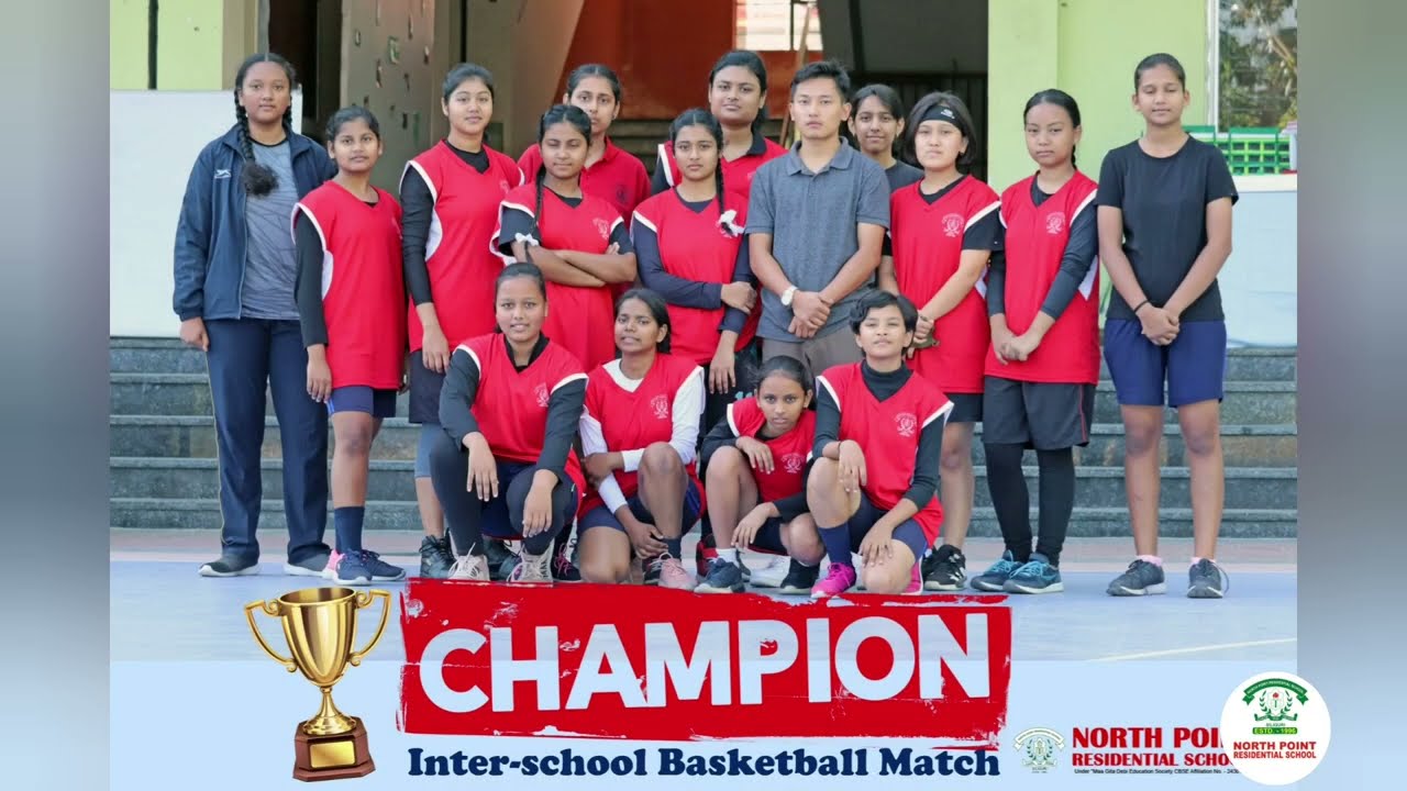 Inter-school basketball match played between NPRS Siliguri, and Nirmala Convent School, Siliguri.