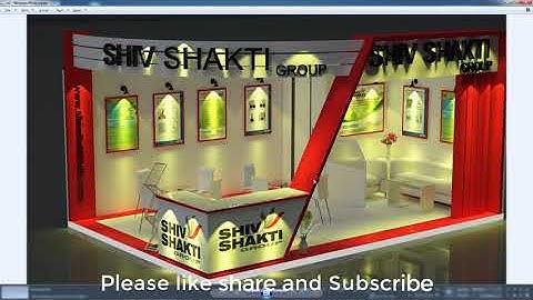 3Ds Max Tutorial (Hindi) [Stall Modeling Design Vray Render + Photoshop (Part 1)]