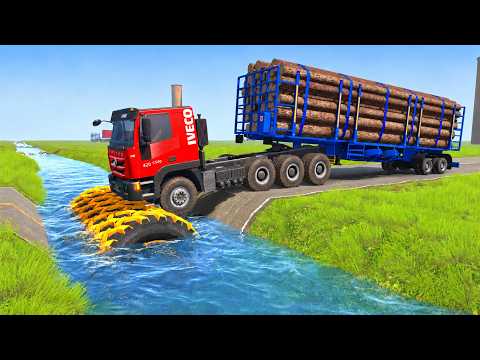 Spintires Mudrunner Gameplay Challenge River Offroad #73 #spintiresmudrunner