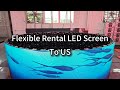 EA500H7 P3.91Flexible Rental LED Screens – Cylindrical Installation for US Customer