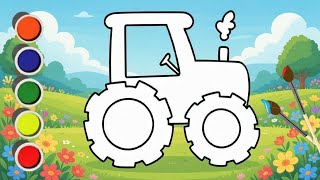 HOW TO DRAW A TRUCK EASILY 