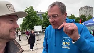 Interview mit Michael Stürzenberger in Leipzig | 03.05.2024