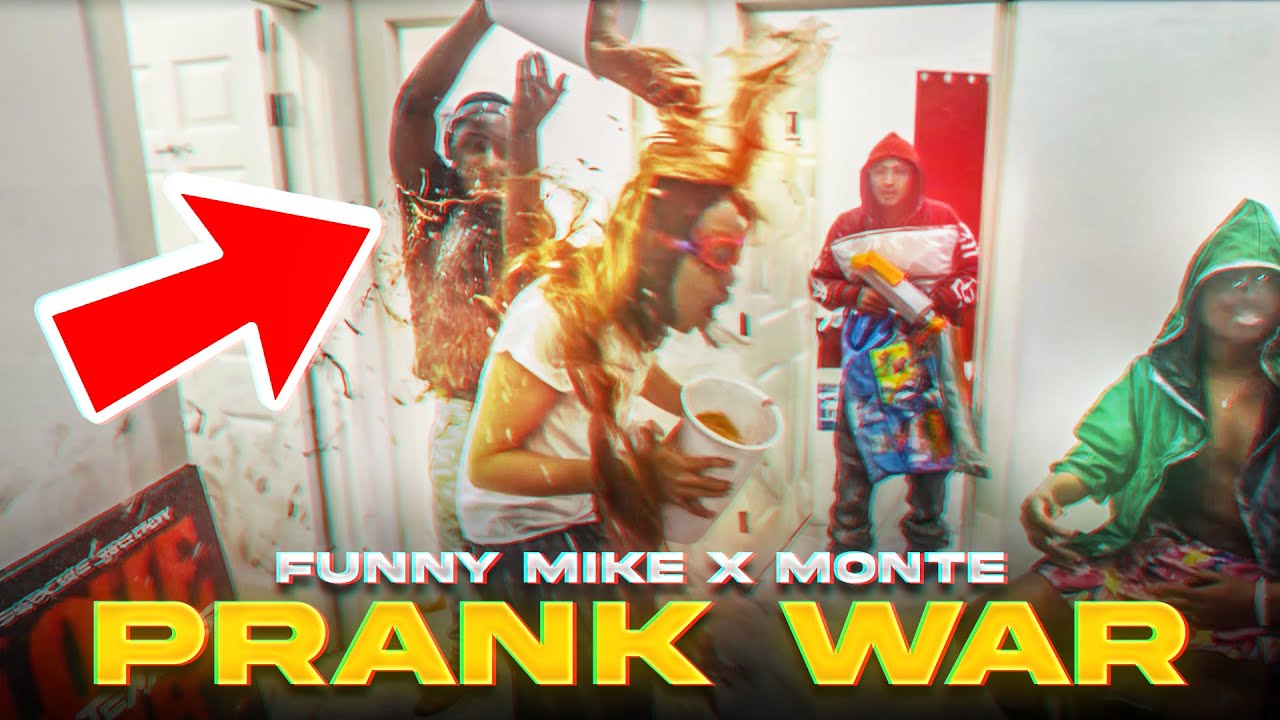 Lightskinmonte's Prank War With Funny Mike! - YouTube