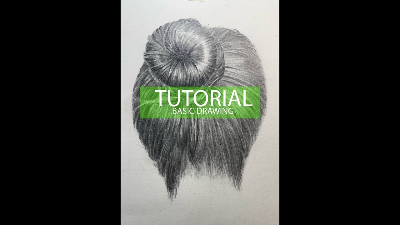 MENGGAMBAR REALIS RAMBUT | UDENG RAMBUT| #drawing #drawingtutorial #art ...