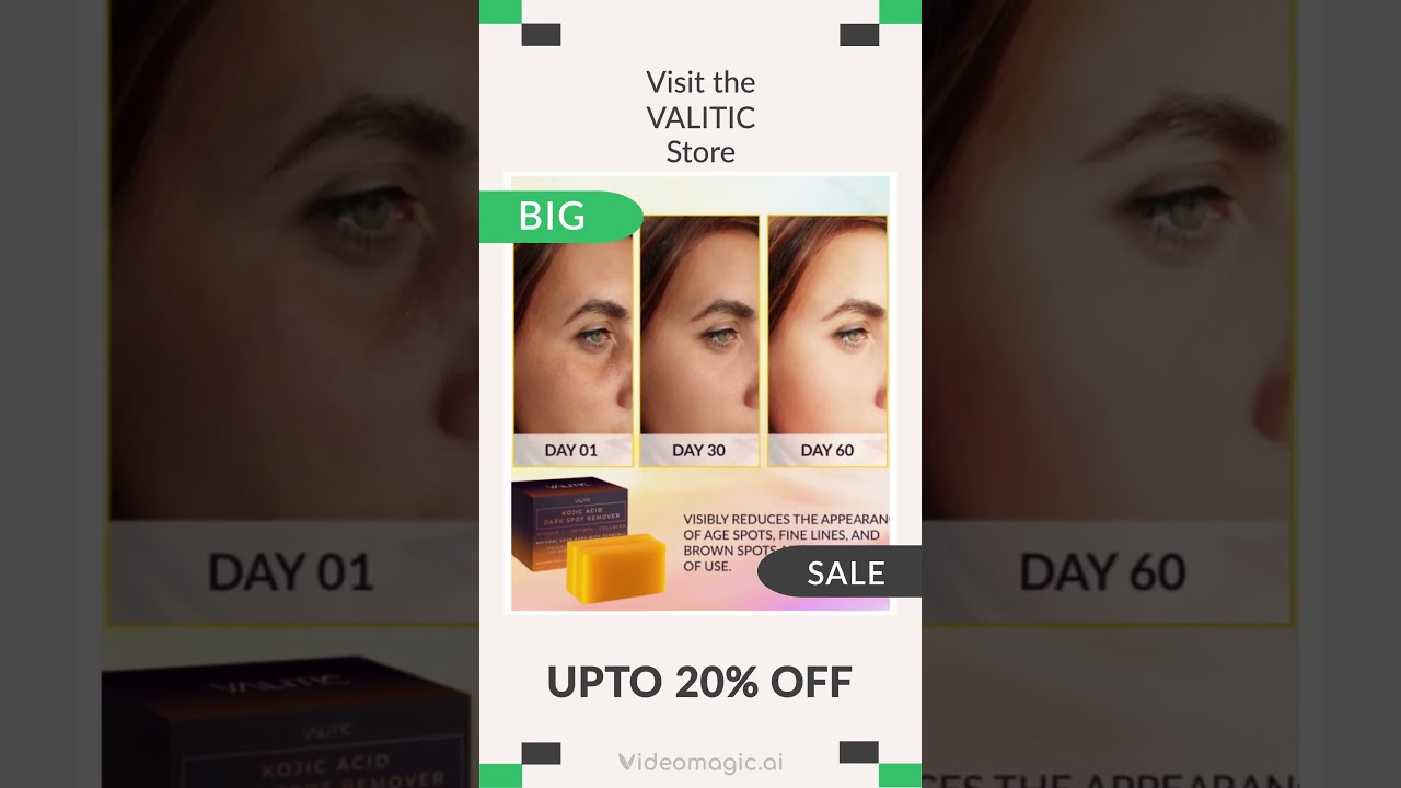 VALITIC Kojic Acid Dark Spot Remover Soap Bars