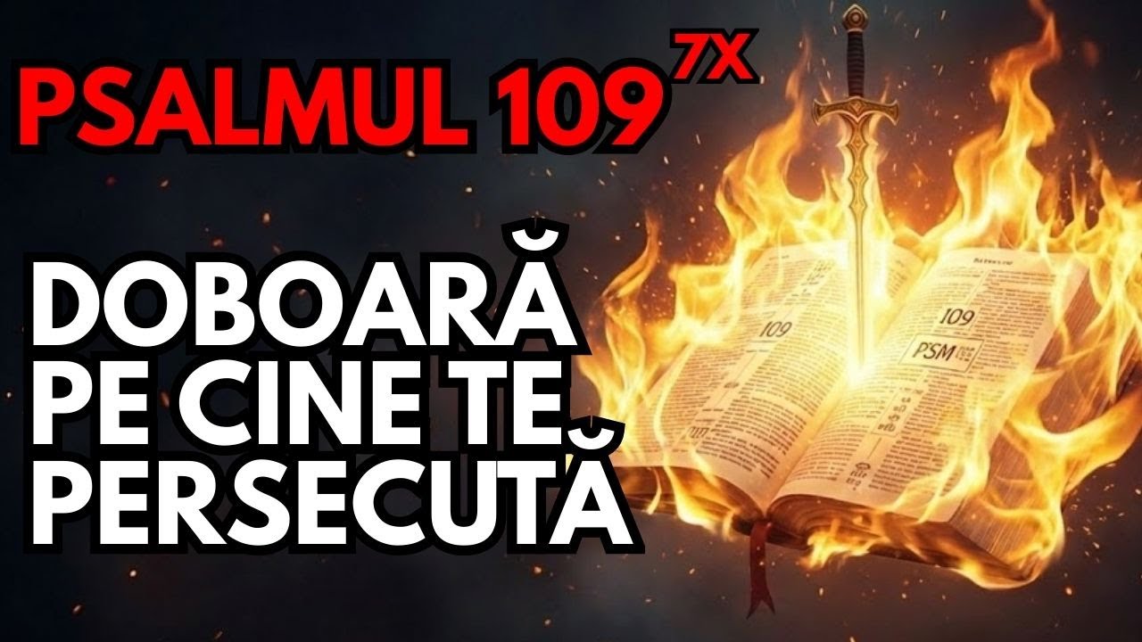 ⚔️ Cine a uneltit împotriva ta SE ÎMPIEDICĂ astăzi: Psalmul 109 eliberează justiția divină imediată