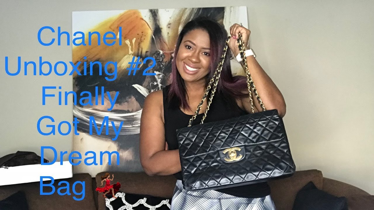 Chanel Unboxing| Vintage Chanel XL Maxi 24k - YouTube