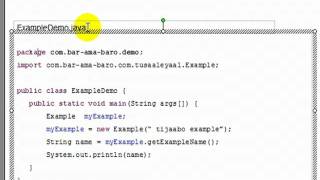 Importing Java Packages in Somali