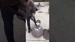 Traditional casting aluminum pot forming process