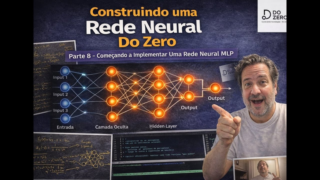 Construindo uma rede neural do zero Parte 8 - Começando a implementar uma MLP