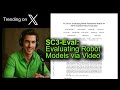 SC3-Eval: Evaluating Robot Models via Video