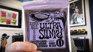 NEW! ULTRA SLINKY strings -  from Ernie Ball