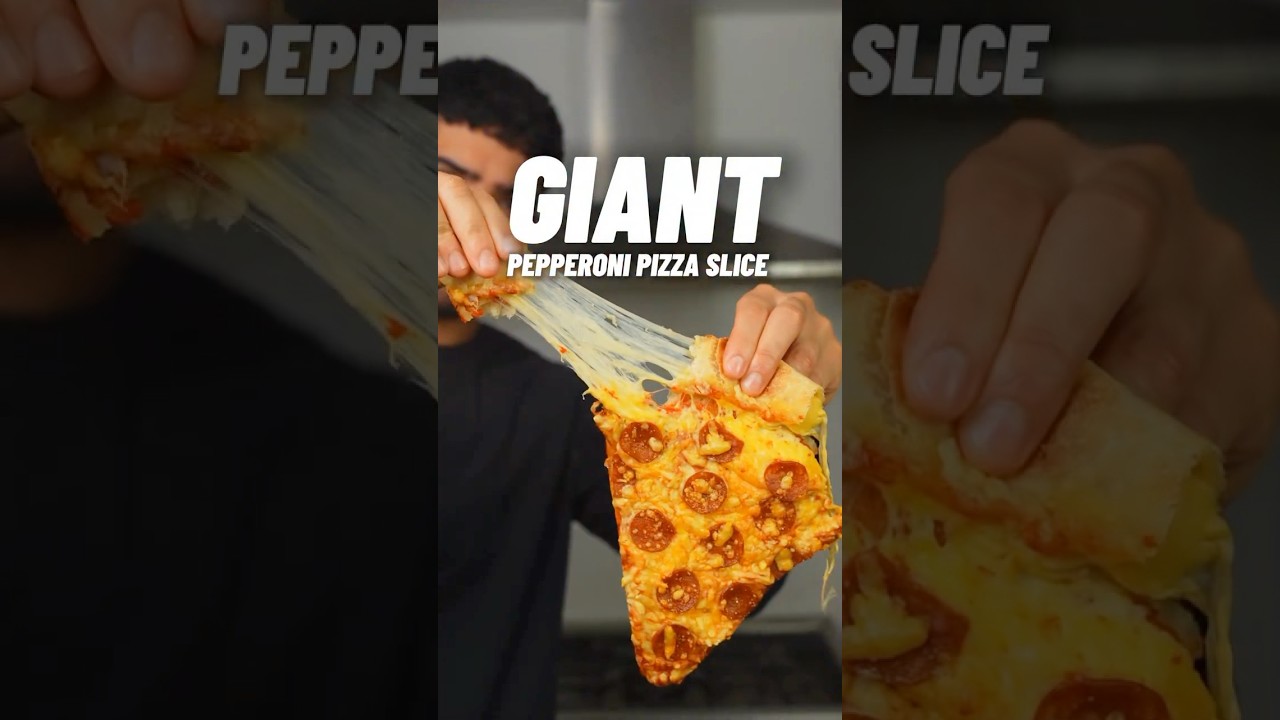 High Protein Giant Pepperoni Pizza Slice 🍕