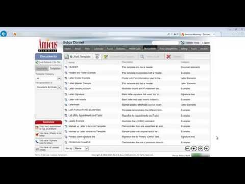 Amicus Cloud Document Assembly -- Getting Started