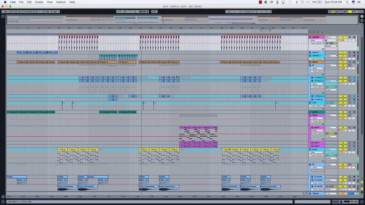 BTS (방탄소년단) - Dimple - Instrumental Ableton Remake