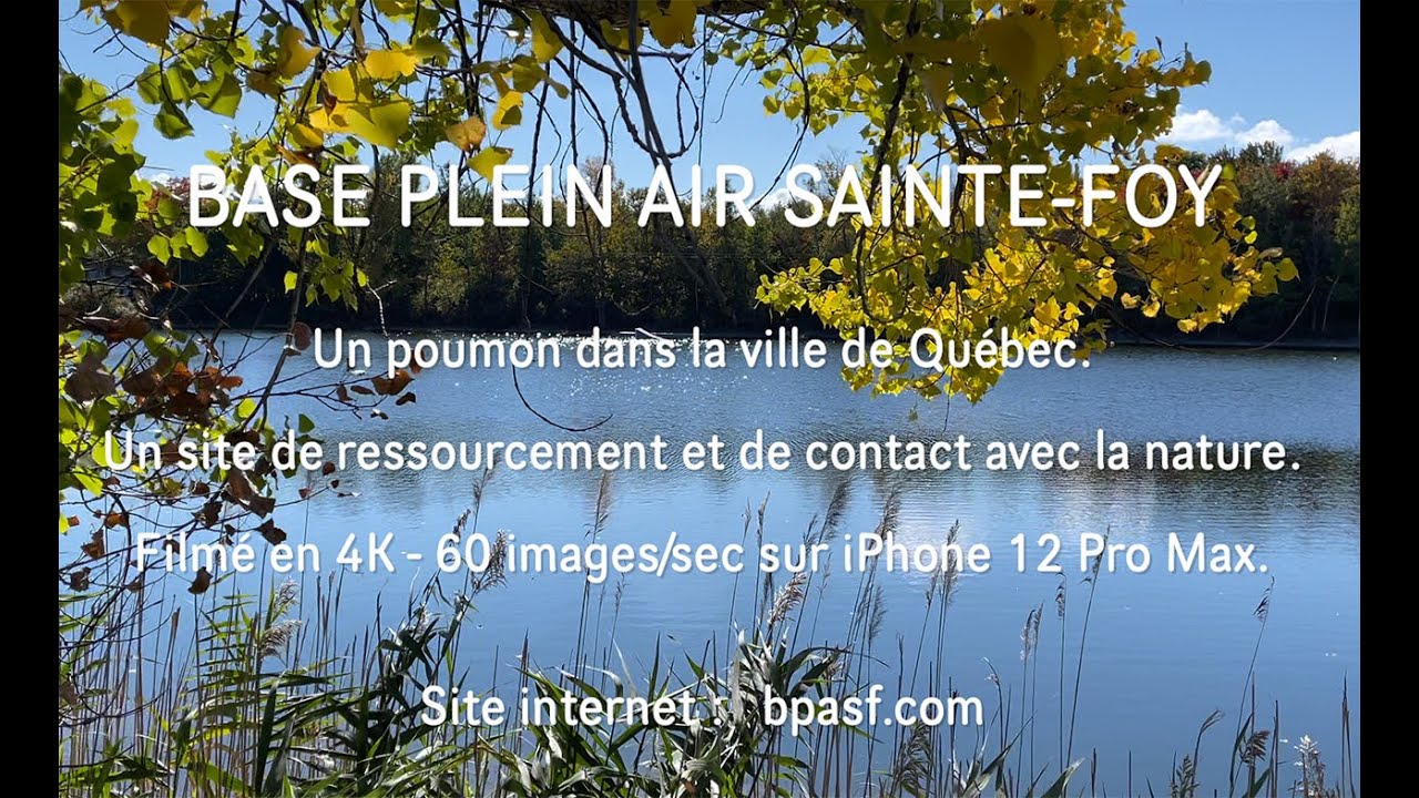 Base plein air Sainte-Foy (Québec - Canada) - 4k