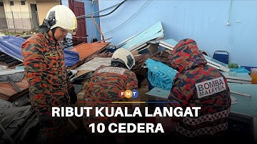 Wanita dan sembilan pelajar cedera dalam ribut di Kuala Langat