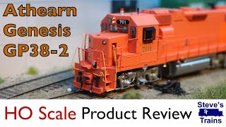 The Athearn Genesis GP38-2 HO Scale Locomotive with DCC and Tsunami 2 Sound