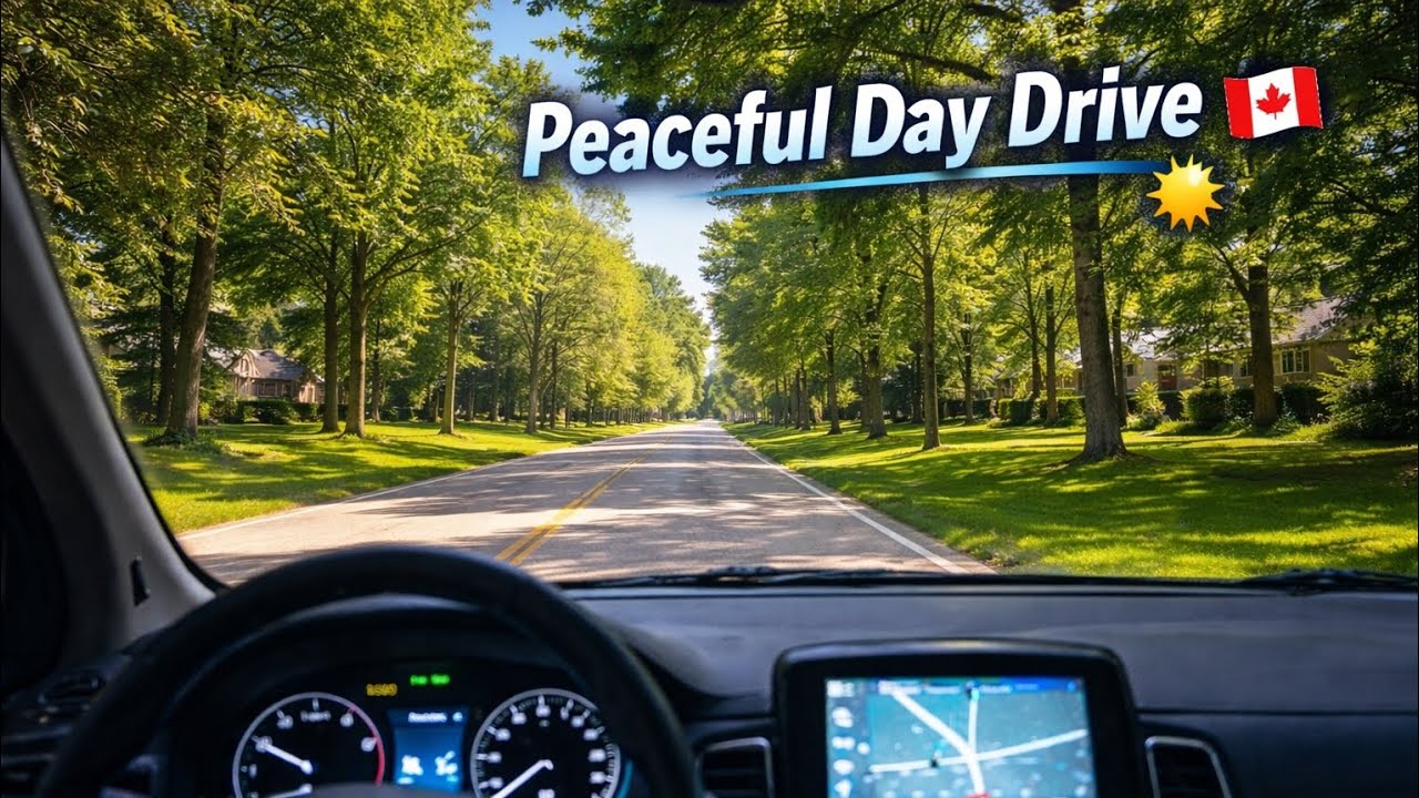 Canada Scenic Drive POV 🚗🍁 | Relaxing Autumn Road Trip & Ambient Drive