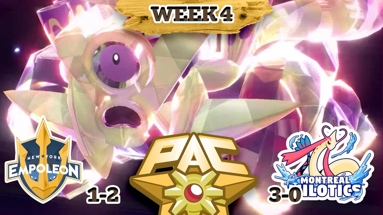 Live Revavroom Reaction || PAC S3W4 || New York Empoleon (1-2) vs. Montreal Milotics (3-0)
