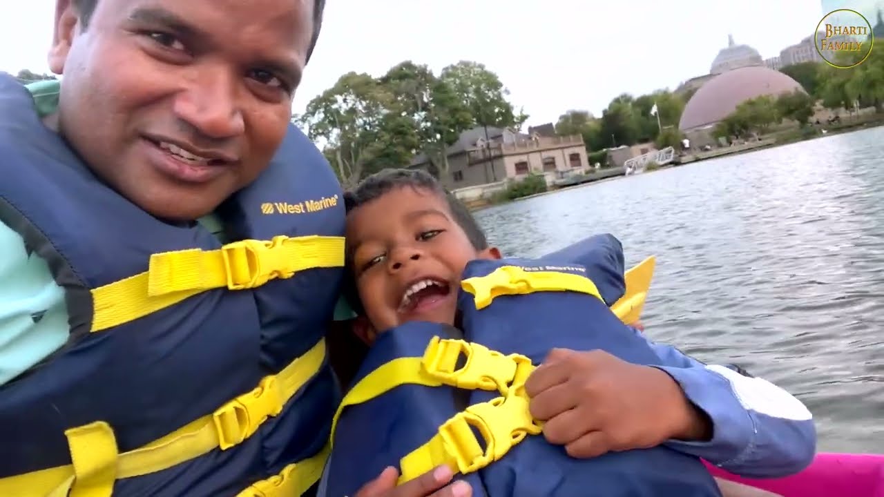 Kayaking Me Fight Ho Gaya I Kayaking in Boston I Bharti Family Vlogs