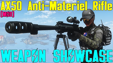 Fallout 4: Weapon Showcases: AX50 Anti-Materiel Rifle (Mod)