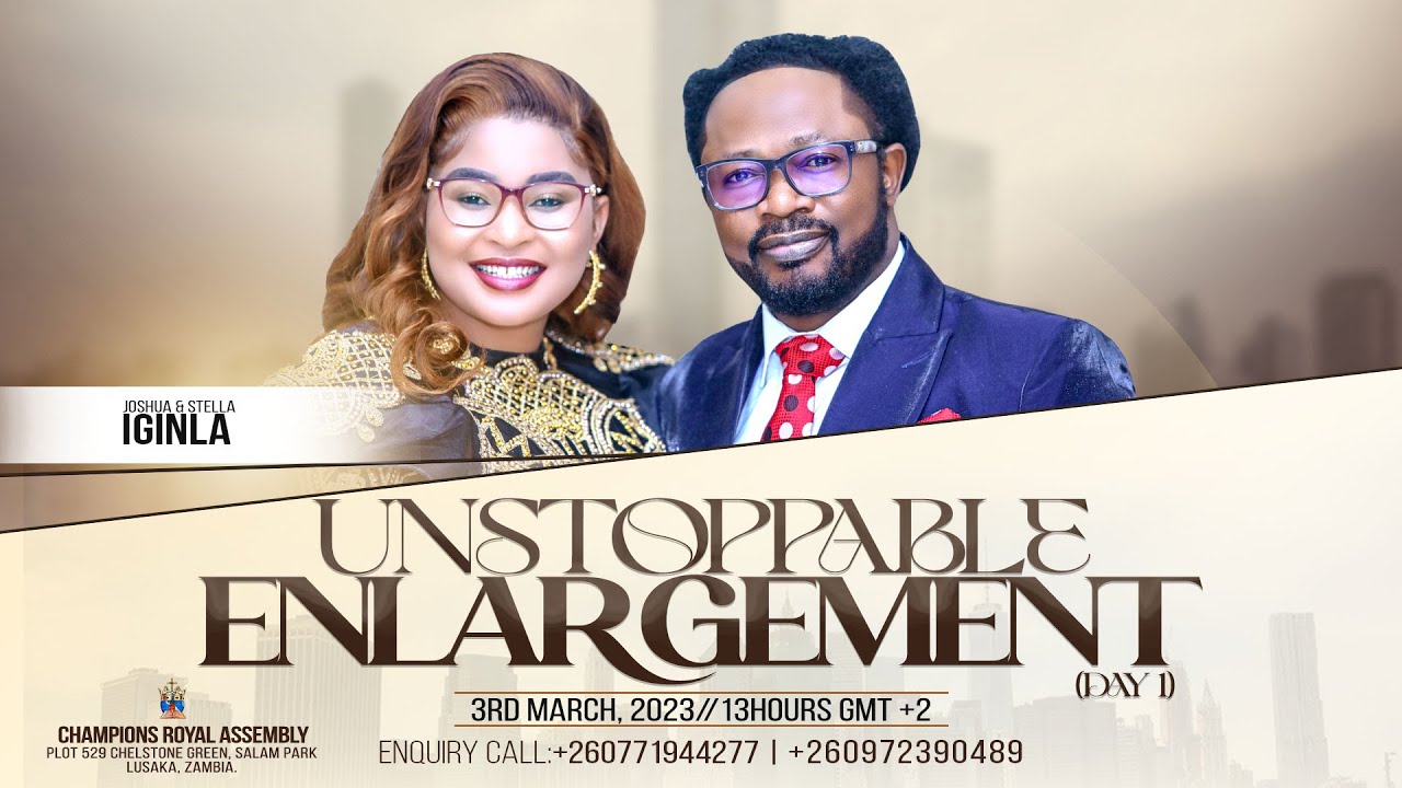 UNSTOPPABLE ENLARGEMENT SERVICE (DAY 1) WITH JOSHUA IGINLA YouTube