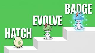 1/683 LUCK Shiny Ralts Hatching + Badge Quest!