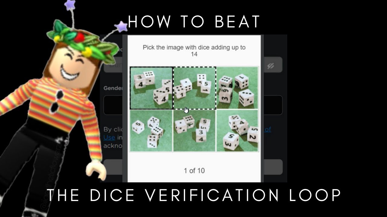 How To Fix The Roblox Dice Verification Login Loop In The Bunker Youtube - how to do the roblox roll verification