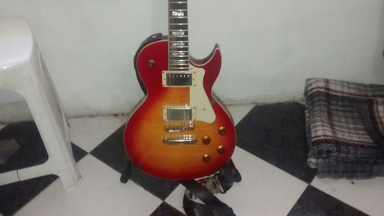 Cort les paul cr250 sound review YouTube