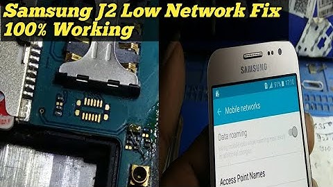 Samsung J2 Low Network Problem Solution || J2 Network Up Down Problem Solution