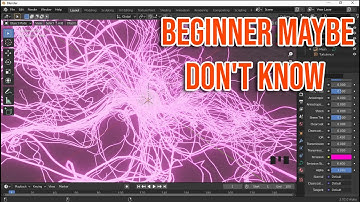3D Abstract Particle Paths Generating in Blender 2.92  Play with Emission Glow  3D Paths.