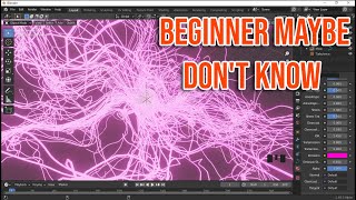 3D Abstract Particle Paths Generating in Blender 2.92  Play with Emission Glow  3D Paths.