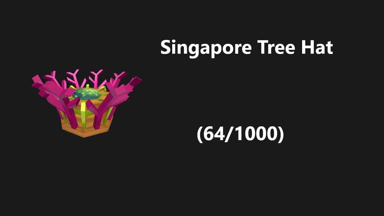 Singapore Tree Hat - (64/1000)