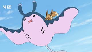 Mantine Saves Eevee I Pokémon The Series Sun & Moon Ultra Legends Complete Season I Viz